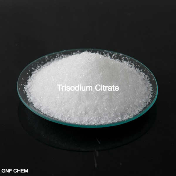 Citrate trisodique CAS 6132-04-3 d'acidulants de catégorie comestible