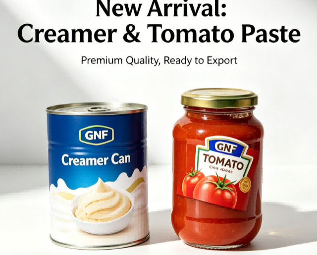 Nouveauté : concentré de tomates de qualité supérieure et crème non laitière pour la vente en gros à l’international